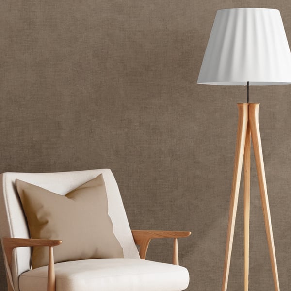 Muro Congo wallpaper in hazelnut color - pattern number IT32478 - by Galerie in the Italian Textures 4 collection