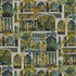 Peacock Arches Wallpaper in dark teal color - pattern number JMW1011.21.0 - by Kravet in the Josephine Munsey Portfolio I collection