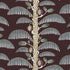 Palm Stripe Wallpaper in spicer brown color - pattern number JMW1015.21.0 - by Kravet in the Josephine Munsey Portfolio II collection