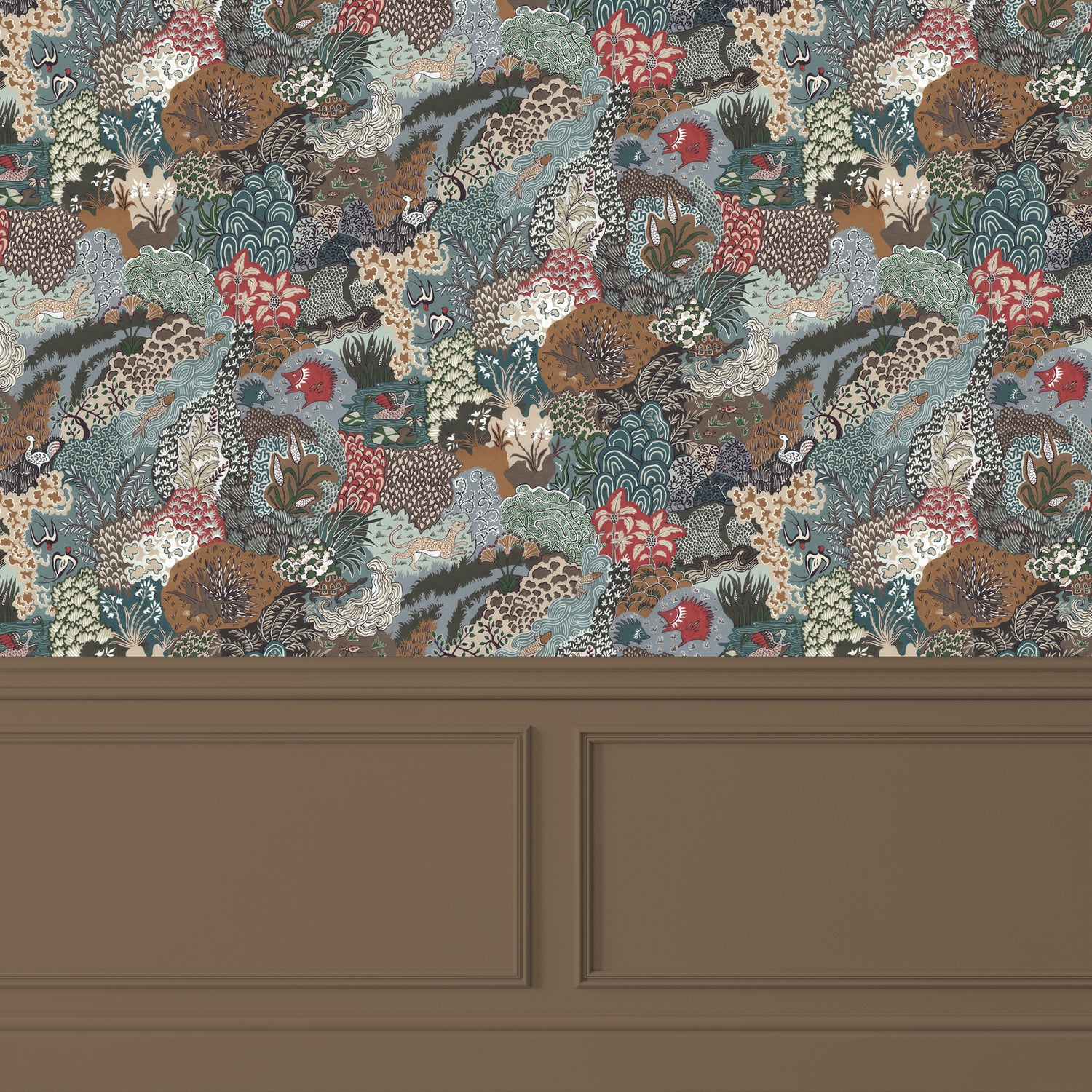 Whimsical Clumps Wallpaper in multi color - pattern number JMW1019.01.0 - by Kravet in the Josephine Munsey Portfolio II collection