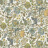 Chameleon Trail Wallpaper in lemon and light blue color - pattern number JMW1022.01.0 - by Kravet in the Josephine Munsey Portfolio II collection