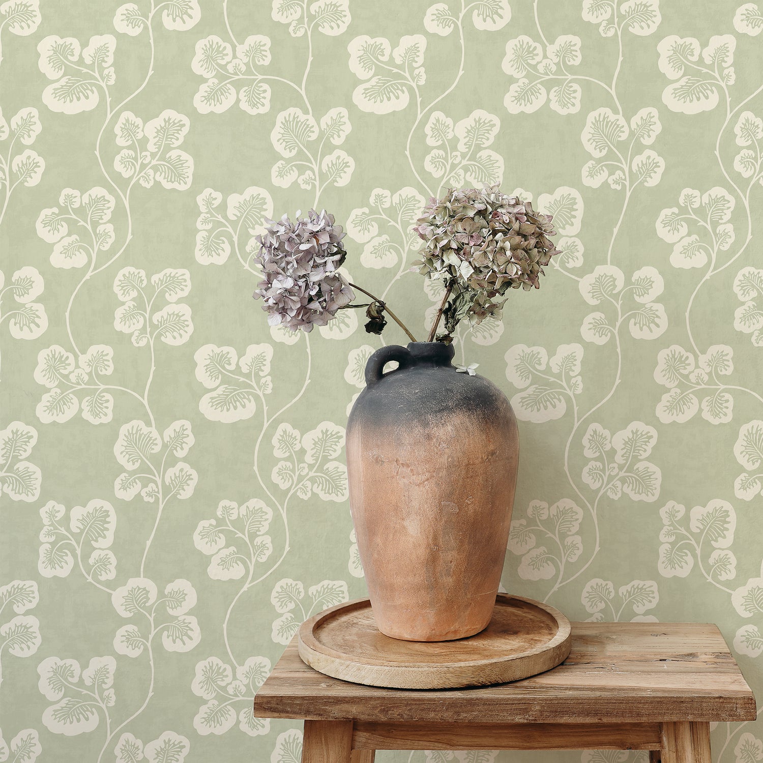 Cabbage Check Wallpaper in willow and clarke white color - pattern number JMW1024.31.0 - by Kravet in the Josephine Munsey Maitland collection