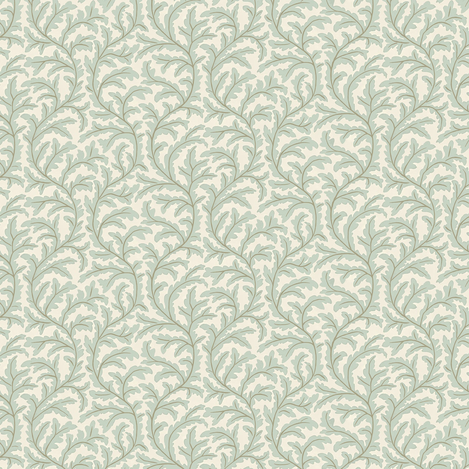 Frond Ogee Wallpaper in radmoor blue and clarke white color - pattern number JMW1025.31.0 - by Kravet in the Josephine Munsey Maitland collection