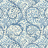 Butterrow Wallpaper in bright blue and white color - pattern number JMW1031.31.0 - by Kravet in the Josephine Munsey Maitland collection