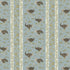 Ostrich Stripe Wallpaper in mid blue and white color - pattern number JMW1032.01.0 - by Kravet in the Josephine Munsey Maitland collection