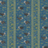 Ostrich Stripe Wallpaper in bright blue color - pattern number JMW1032.21.0 - by Kravet in the Josephine Munsey Maitland collection