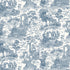 Islet Hopping Toile Wallpaper in blue color - pattern number JMW1038.11.0 - by Kravet in the Josephine Munsey Juniper collection