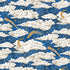 Cumulus Luna Wallpaper in bright blue color - pattern number JMW1039.11.0 - by Kravet in the Josephine Munsey Juniper collection
