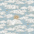 Cumulus Sol Wallpaper in light blue color - pattern number JMW1040.01.0 - by Kravet in the Josephine Munsey Juniper collection