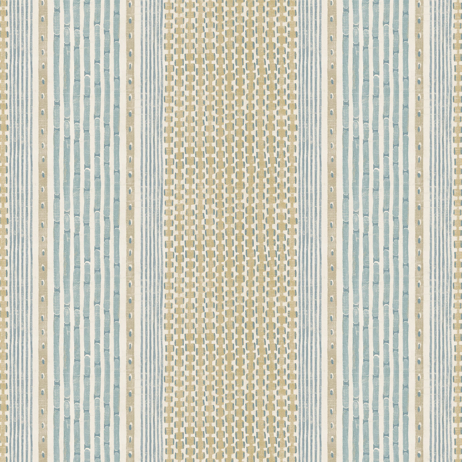 Rita Stripe Wallpaper in lemon and light blue color - pattern number JMW1042.11.0 - by Kravet in the Josephine Munsey Juniper collection