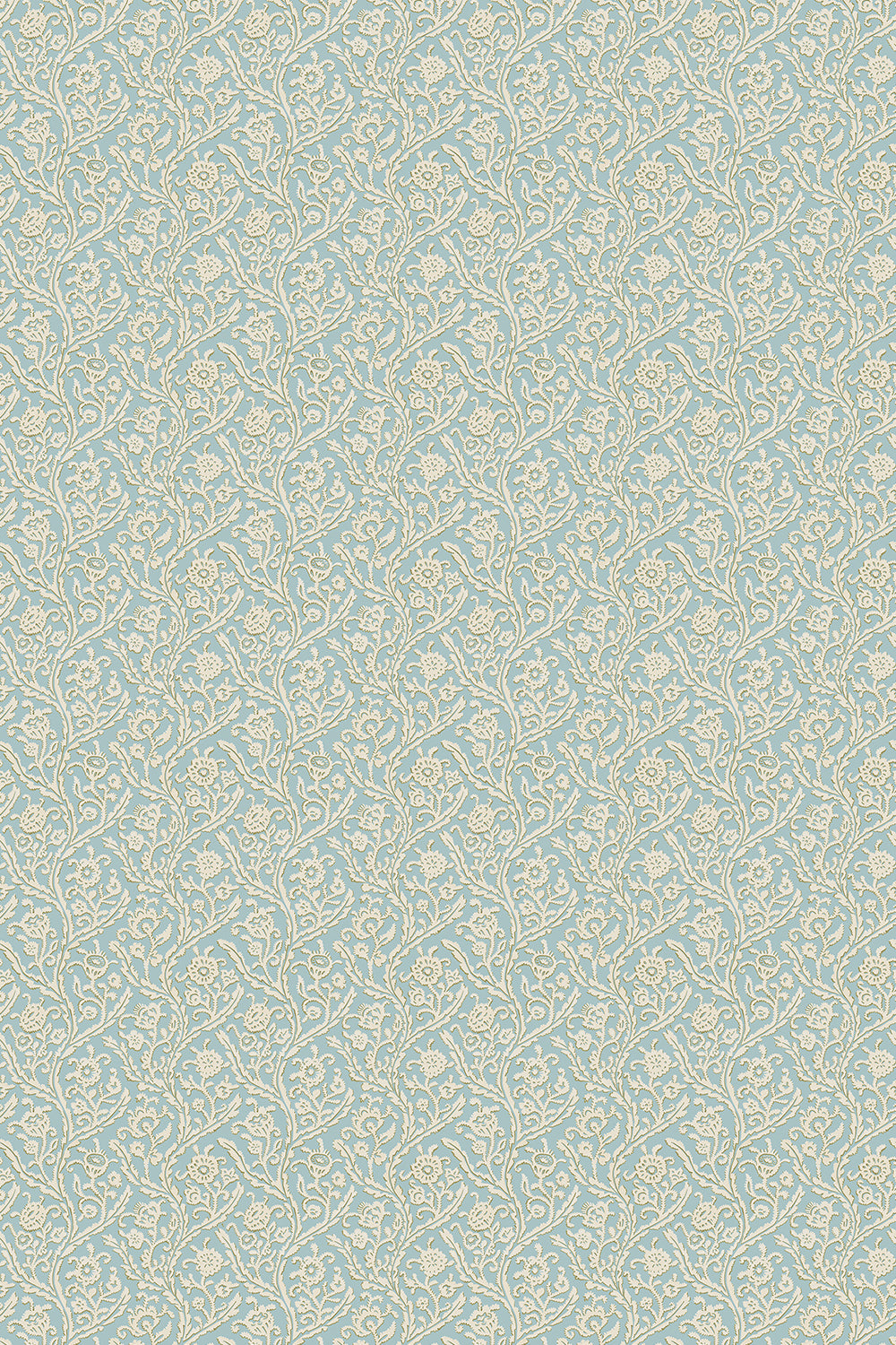 Letti Wallpaper in bright blue color - pattern number JMW1044.01.0 - by Kravet in the Josephine Munsey Alma collection