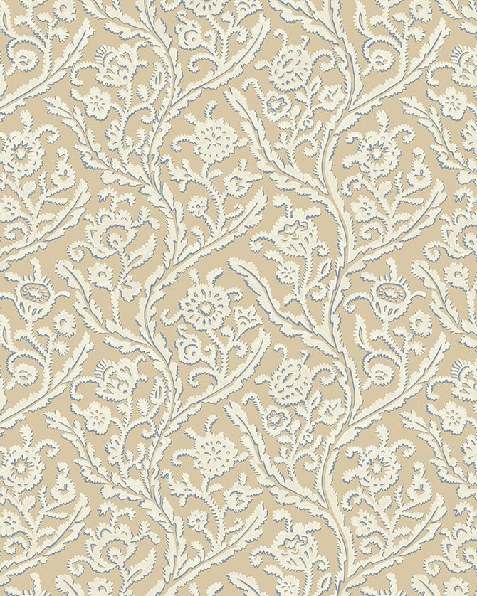 Letti Wallpaper in sand color - pattern number JMW1044.41.0 - by Kravet in the Josephine Munsey Alma collection