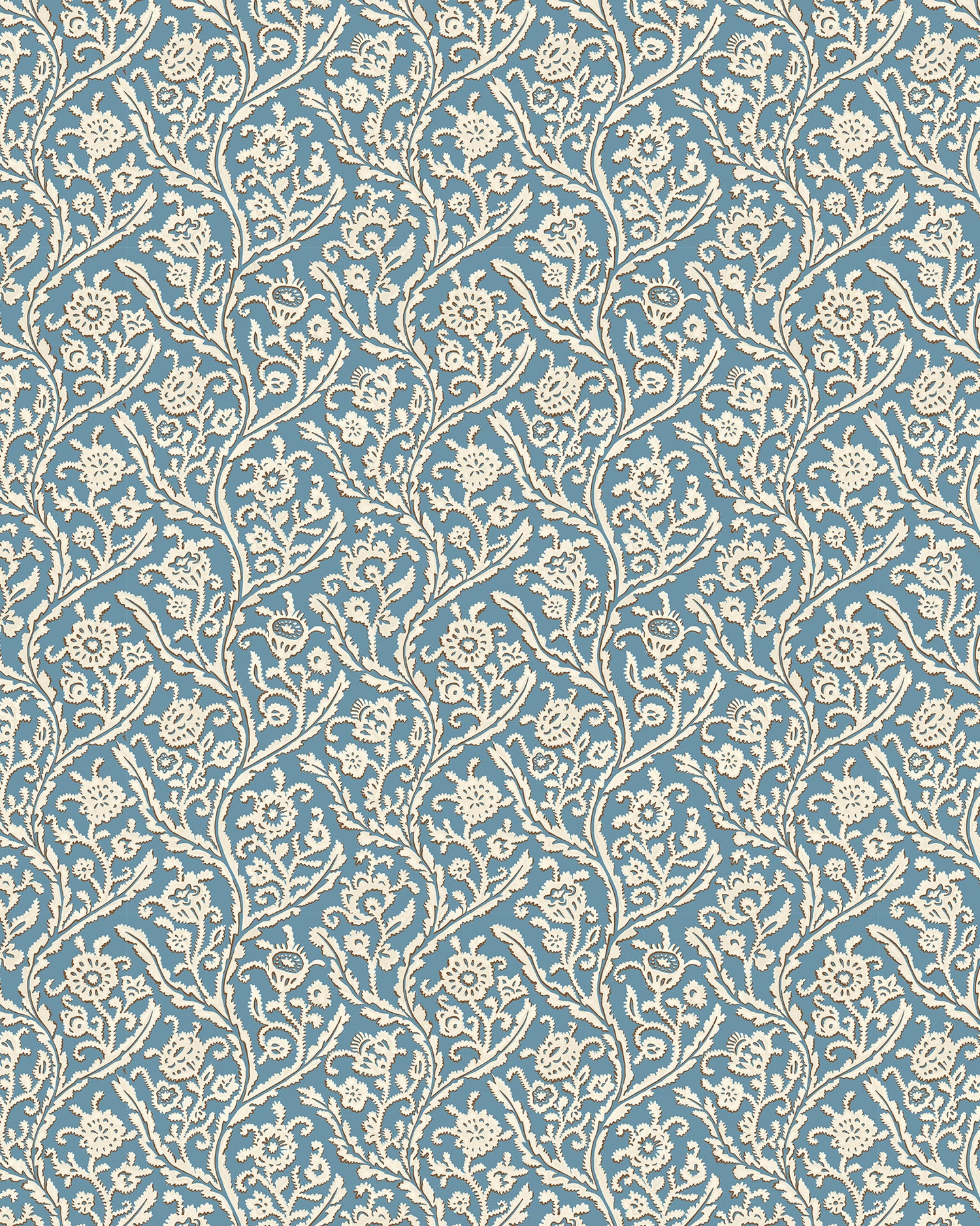 Letti Wallpaper in cyan color - pattern number JMW1044.61.0 - by Kravet in the Josephine Munsey Alma collection