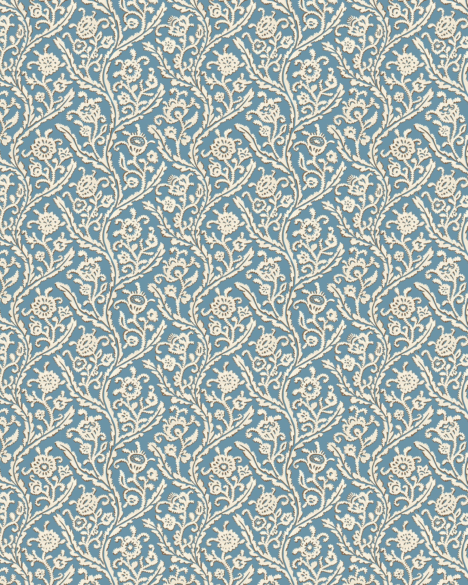 Letti Wallpaper in cyan color - pattern number JMW1044.61.0 - by Kravet in the Josephine Munsey Alma collection