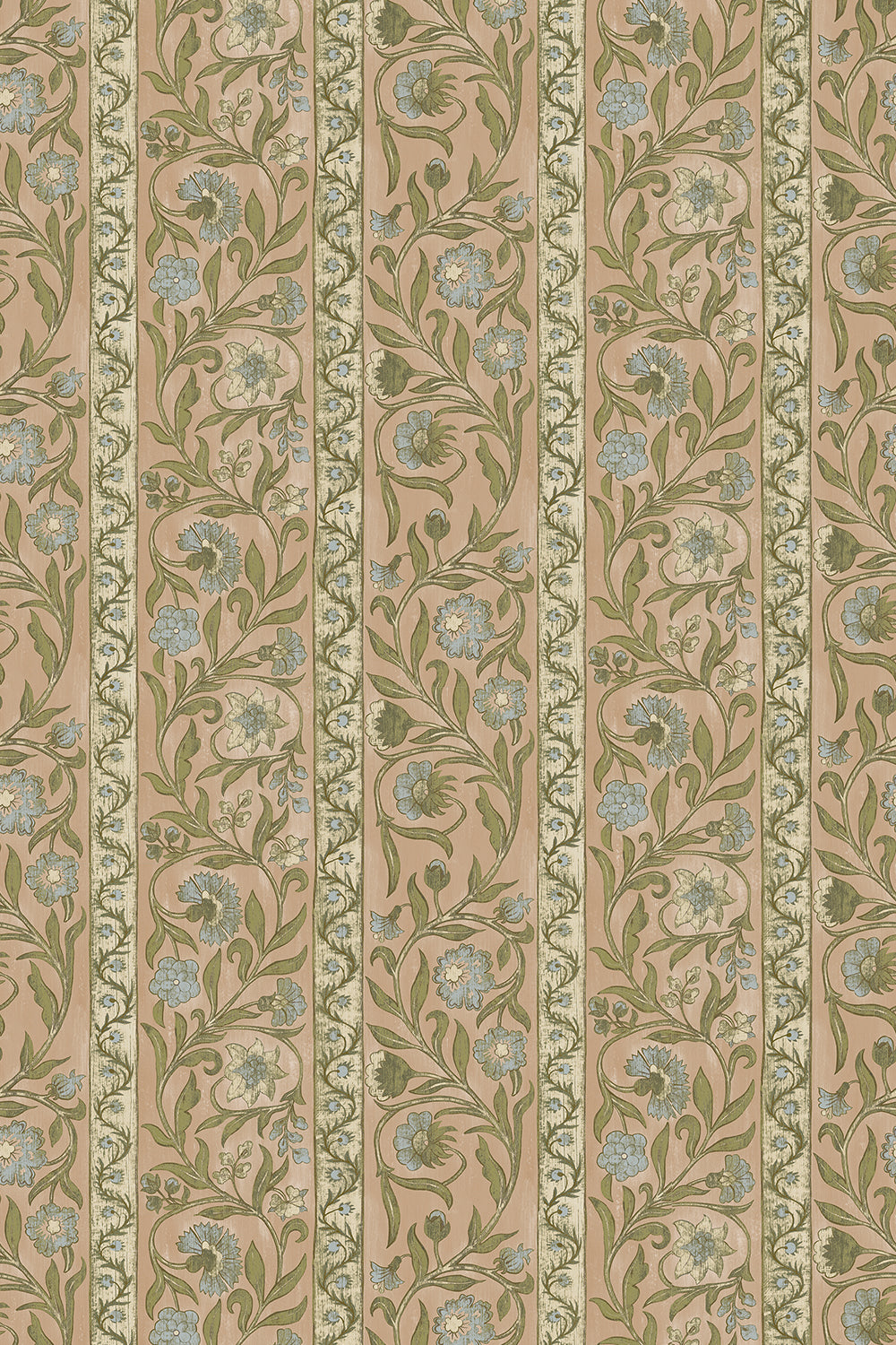 Potter Stripe Wallpaper in plaster pink color - pattern number JMW1046.21.0 - by Kravet in the Josephine Munsey Alma collection