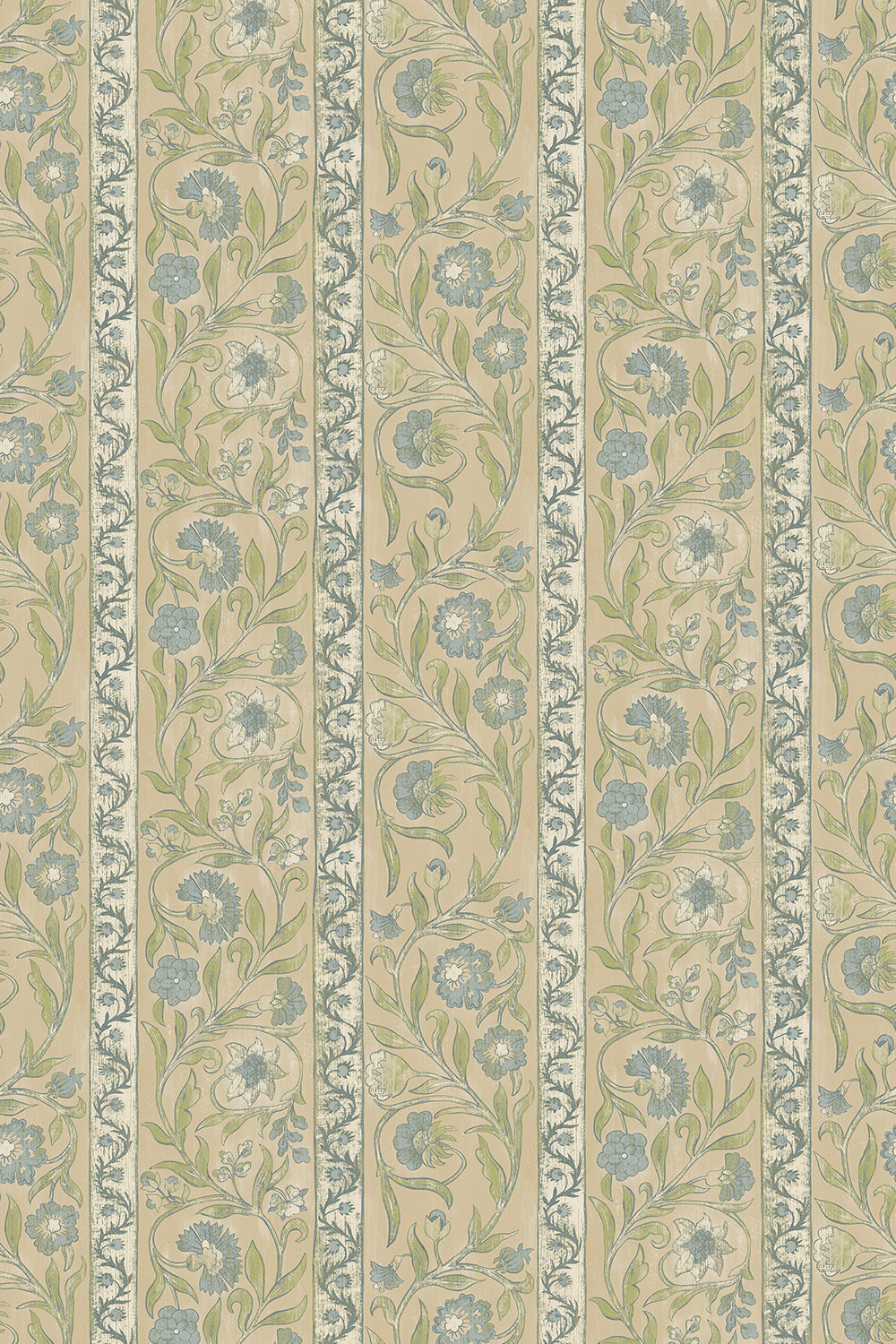 Potter Stripe Wallpaper in stone color - pattern number JMW1046.31.0 - by Kravet in the Josephine Munsey Alma collection