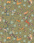Haresfield Walk Wallpaper in petrol color - pattern number JMW1047.11.0 - by Kravet in the Josephine Munsey Alma collection