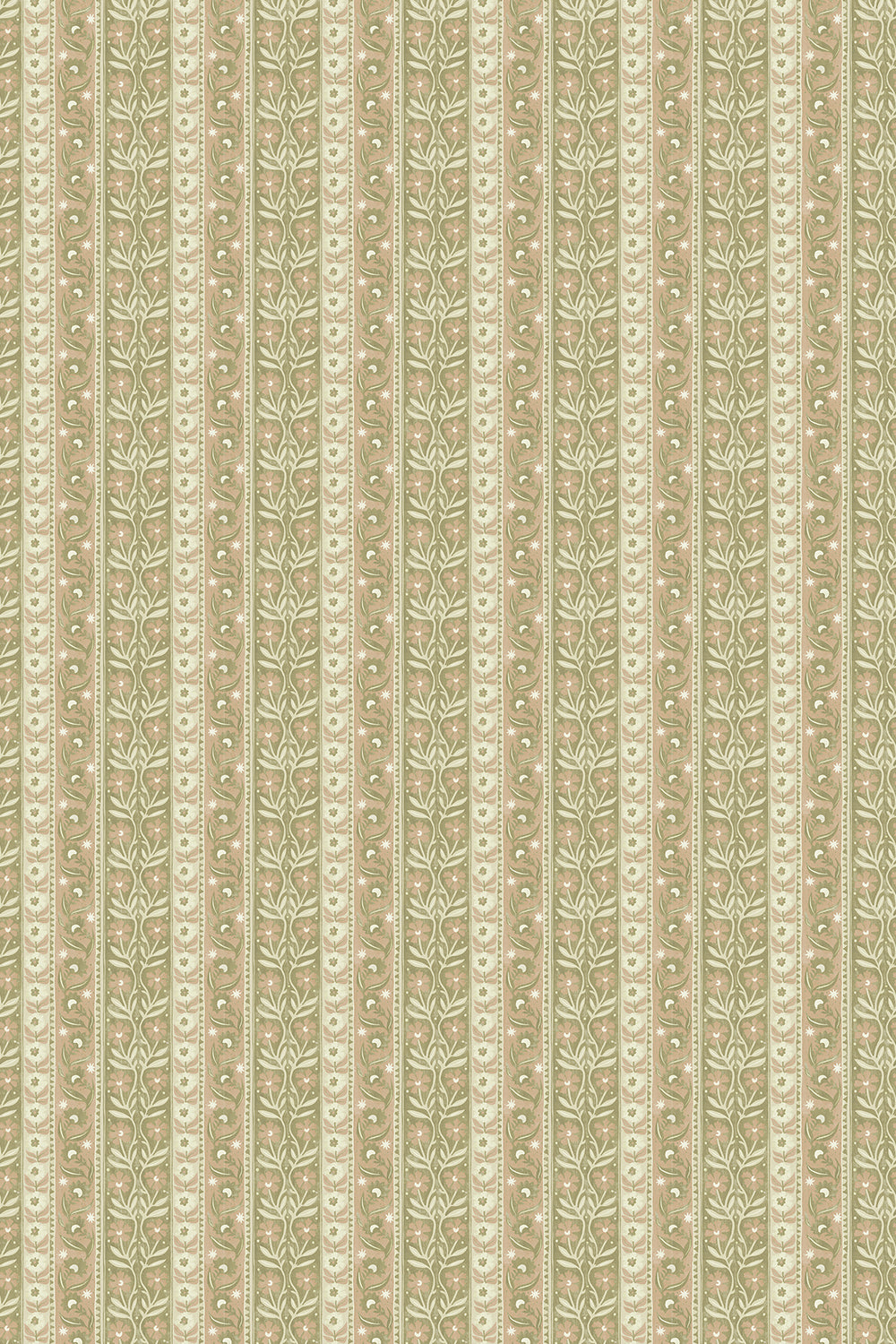 Arber Stripe Wallpaper in pink and olive color - pattern number JMW1048.01.0 - by Kravet in the Josephine Munsey Alma collection