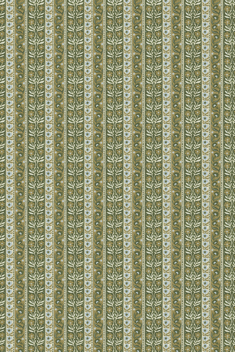Arber Stripe Wallpaper in green and blue color - pattern number JMW1048.11.0 - by Kravet in the Josephine Munsey Alma collection