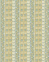 Arber Stripe Wallpaper in yellow and aqua color - pattern number JMW1048.21.0 - by Kravet in the Josephine Munsey Alma collection