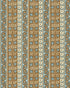 Arber Stripe Wallpaper in brown and blue color - pattern number JMW1048.31.0 - by Kravet in the Josephine Munsey Alma collection