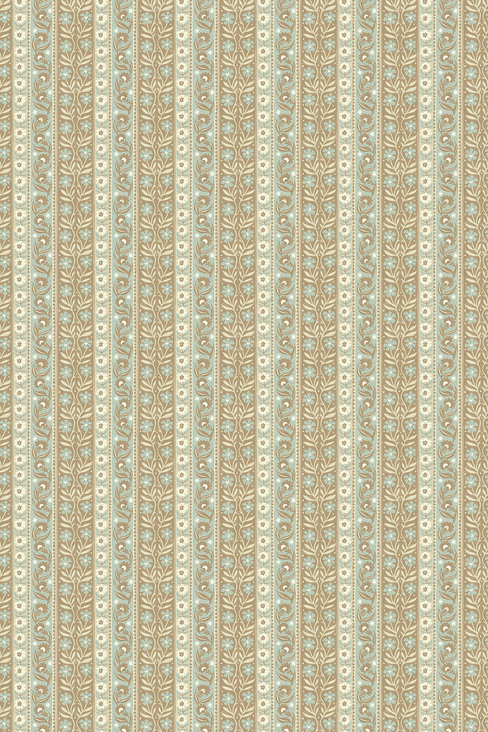 Arber Stripe Wallpaper in stone and aqua color - pattern number JMW1048.41.0 - by Kravet in the Josephine Munsey Alma collection