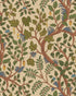Brushwood Wallpaper in green and red color - pattern number JMW1050.01.0 - by Kravet in the Josephine Munsey Alma collection