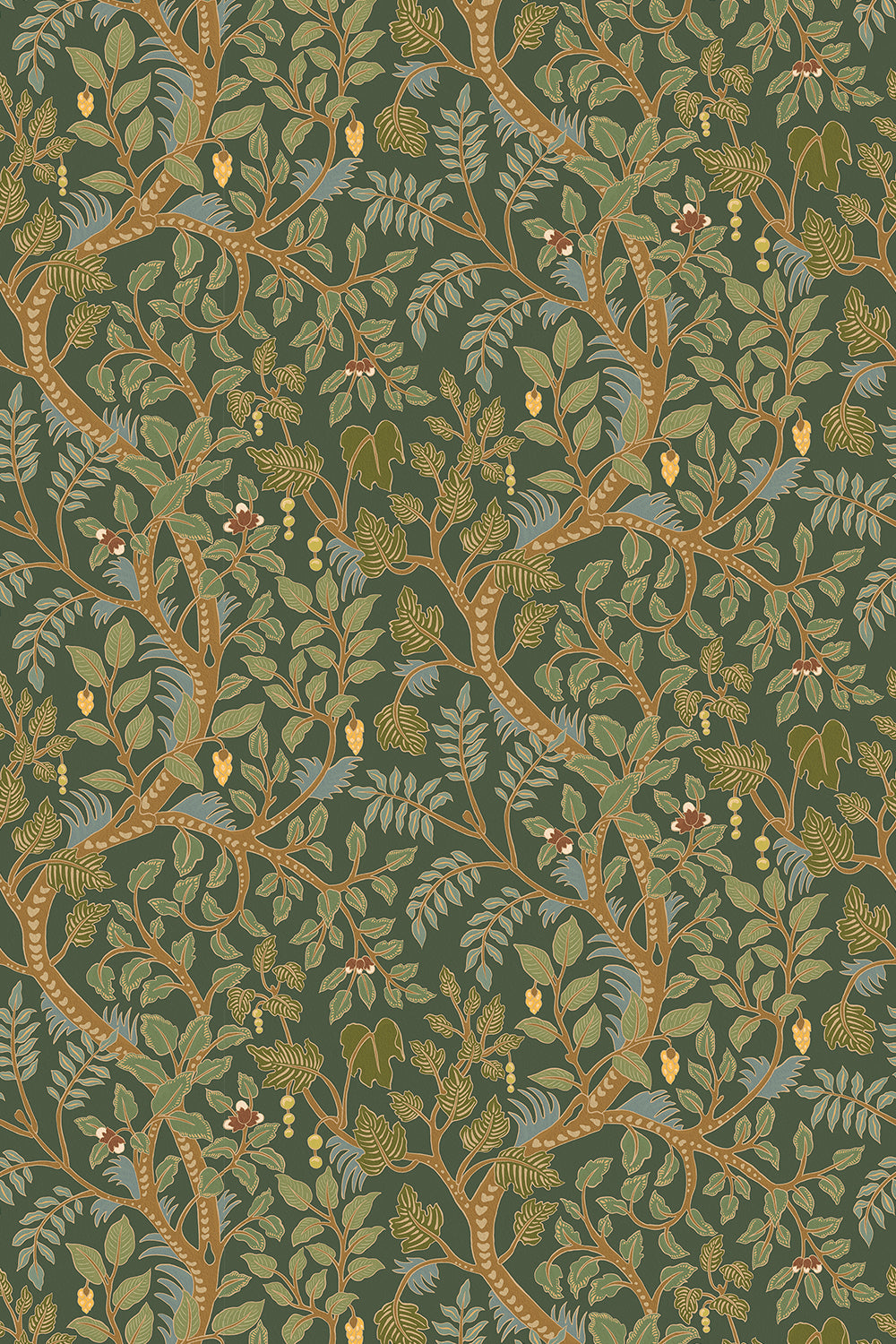 Brushwood Wallpaper in forest color - pattern number JMW1050.11.0 - by Kravet in the Josephine Munsey Alma collection
