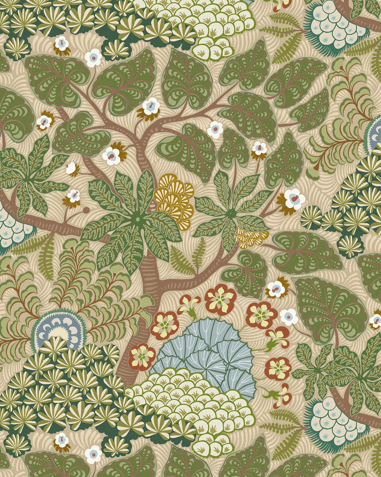 Masako Wallpaper in green color - pattern number JMW1051.01.0 - by Kravet in the Josephine Munsey Alma collection