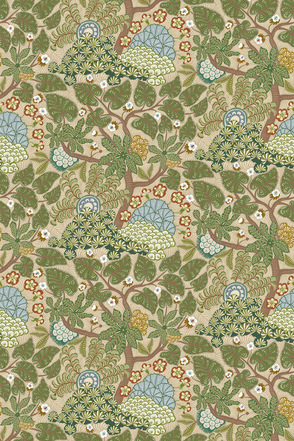 Masako Wallpaper in green color - pattern number JMW1051.01.0 - by Kravet in the Josephine Munsey Alma collection