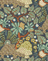 Masako Wallpaper in navy color - pattern number JMW1051.11.0 - by Kravet in the Josephine Munsey Alma collection