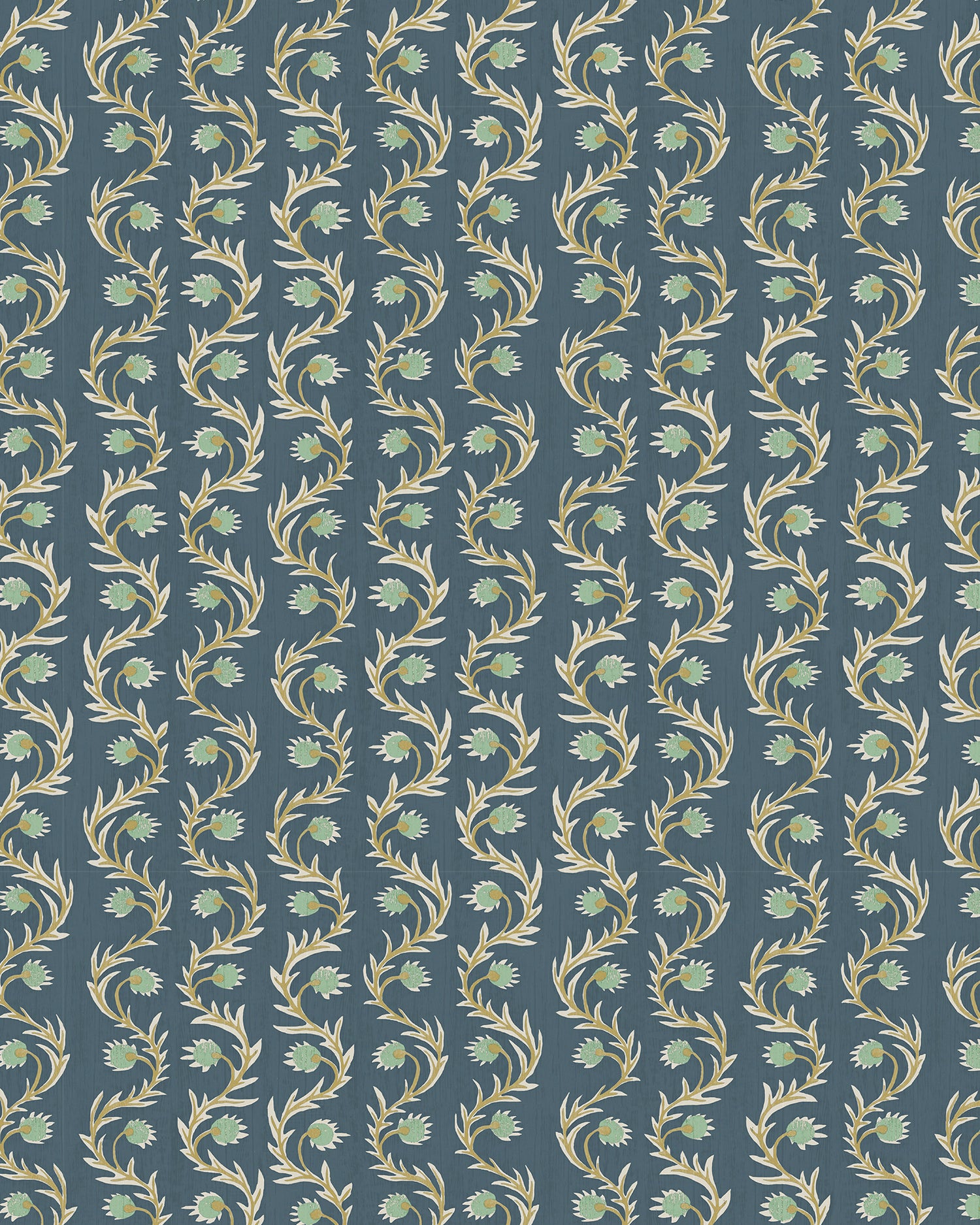 Rubia Wallpaper in navy color - pattern number JMW1052.01.0 - by Kravet in the Josephine Munsey Alma collection