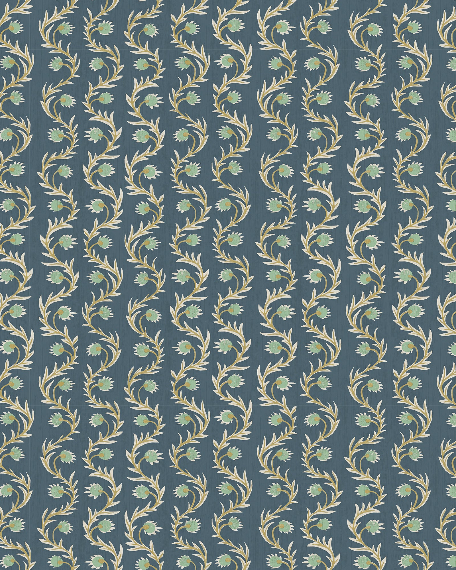 Rubia Wallpaper in navy color - pattern number JMW1052.01.0 - by Kravet in the Josephine Munsey Alma collection