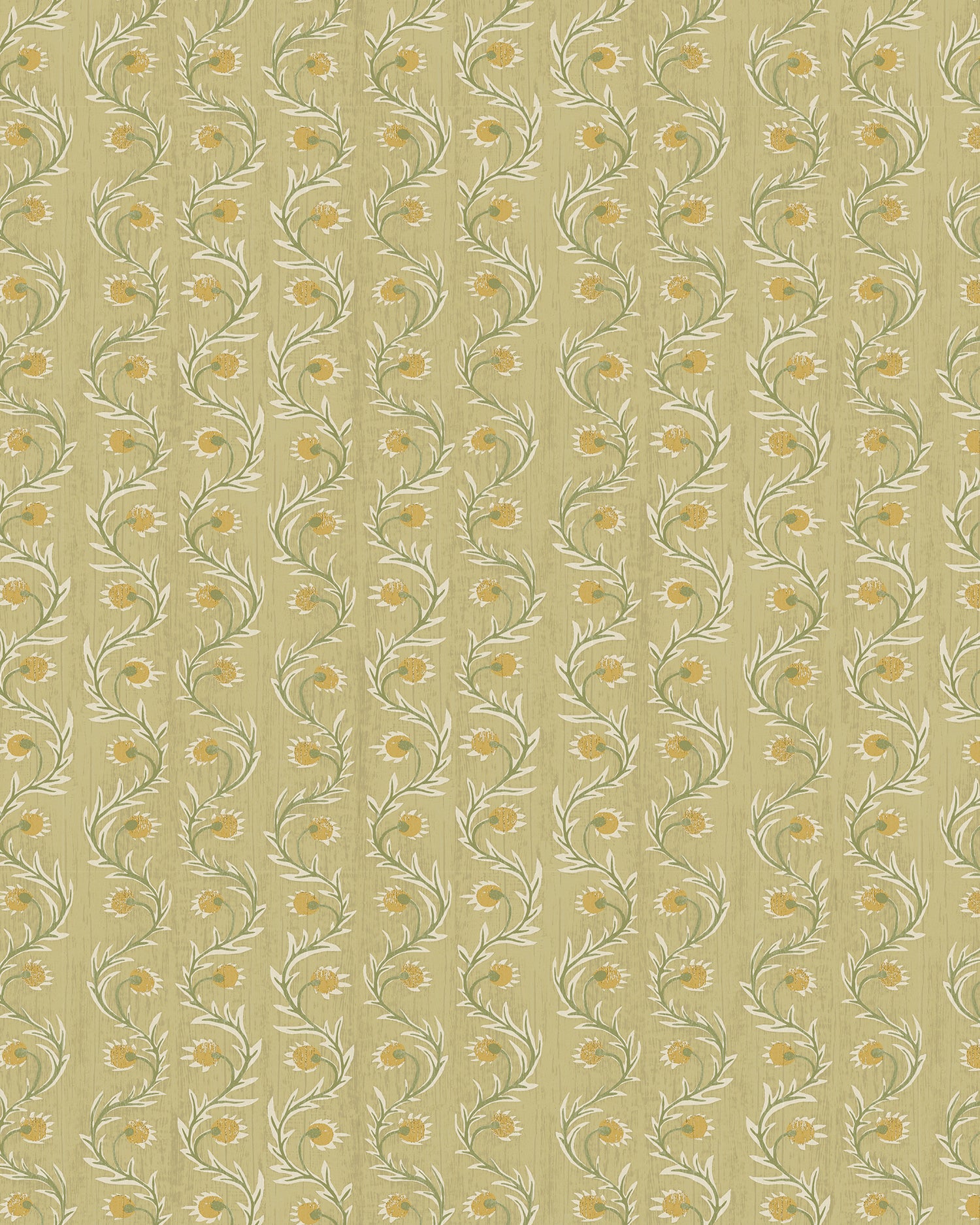 Rubia Wallpaper in soft yellow color - pattern number JMW1052.11.0 - by Kravet in the Josephine Munsey Alma collection
