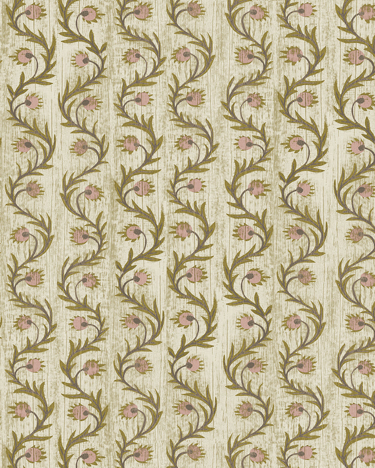 Rubia Wallpaper in stone color - pattern number JMW1052.31.0 - by Kravet in the Josephine Munsey Alma collection
