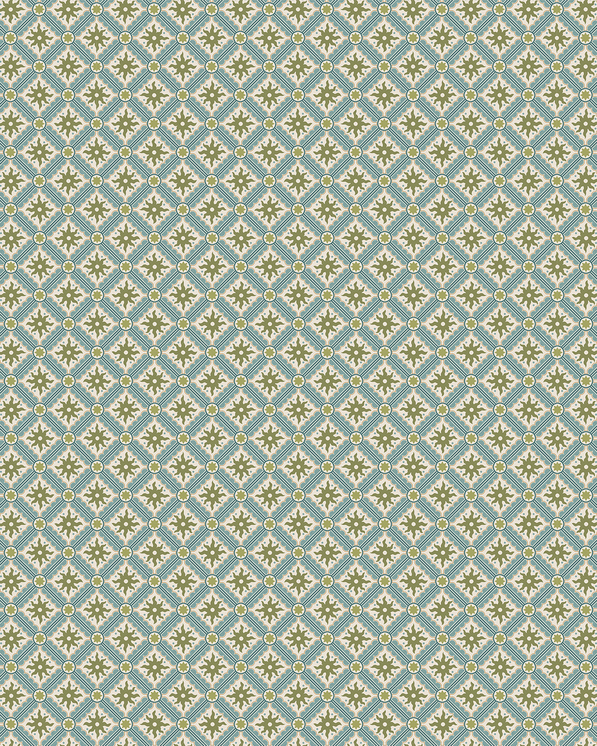 Nova And Sol Wallpaper in celestine, summer evening and apple color - pattern number JMWRNAS.04.0 - by Kravet in the Josephine Munsey Roll II collection