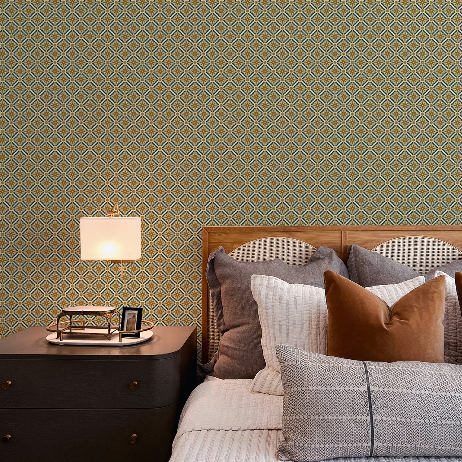 Nova And Sol Wallpaper in alma, big ponds and southern light color - pattern number JMWRNAS.05.0 - by Kravet in the Josephine Munsey Roll II collection