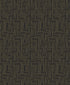 Geometric wallpaper in bronze brown color - pattern number L-BD2007 - by Galerie in the Boutique collection