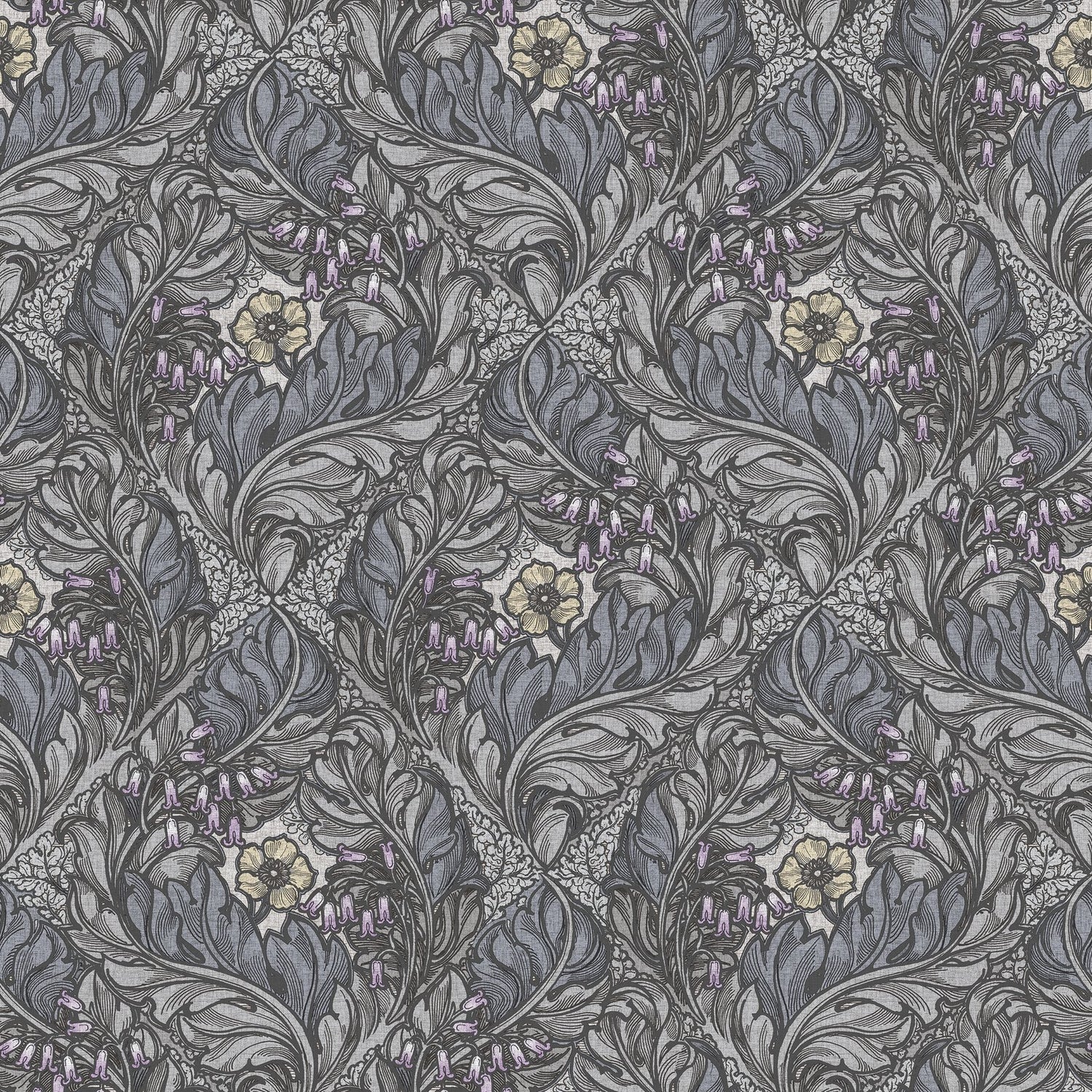 Rambleicious wallpaper in blue color - pattern number LB25100 - by Galerie in the Off The Wall collection