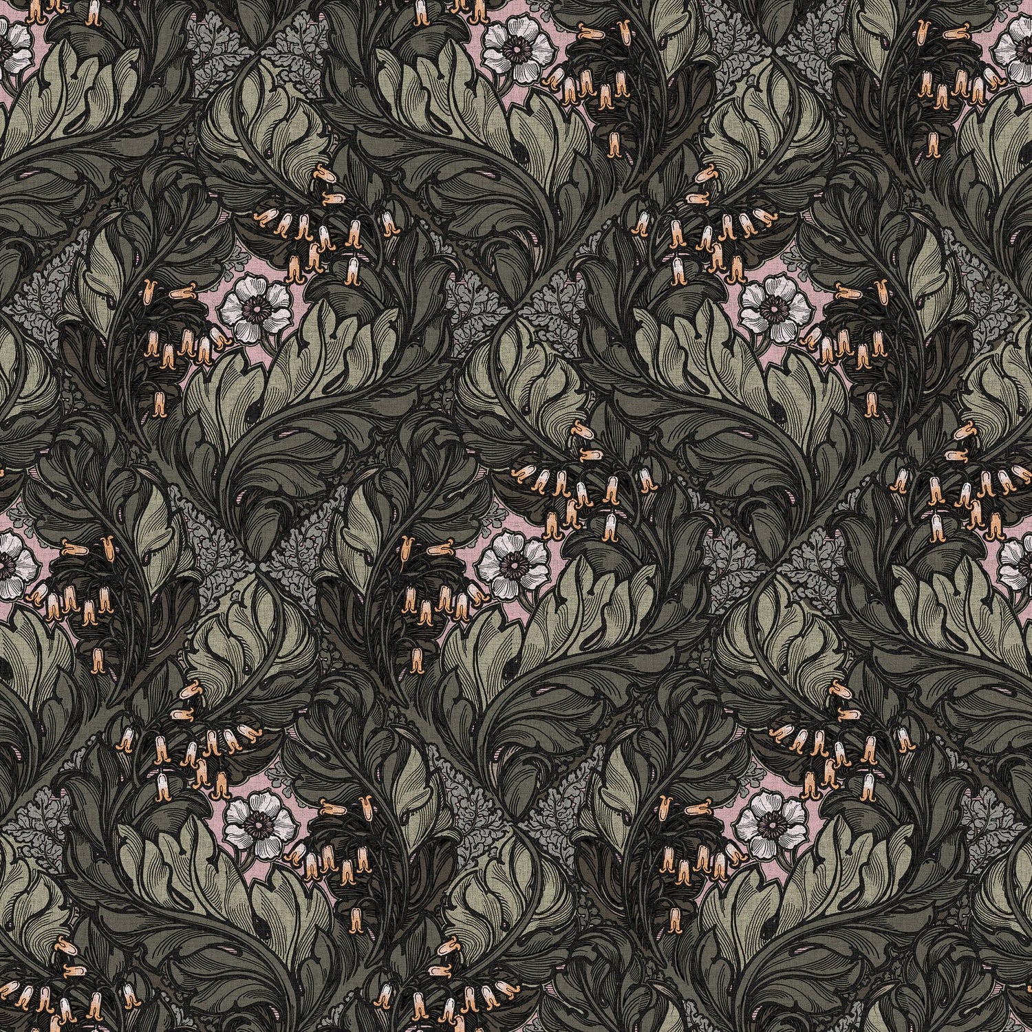 Rambleicious wallpaper in green color - pattern number LB25108 - by Galerie in the Off The Wall collection