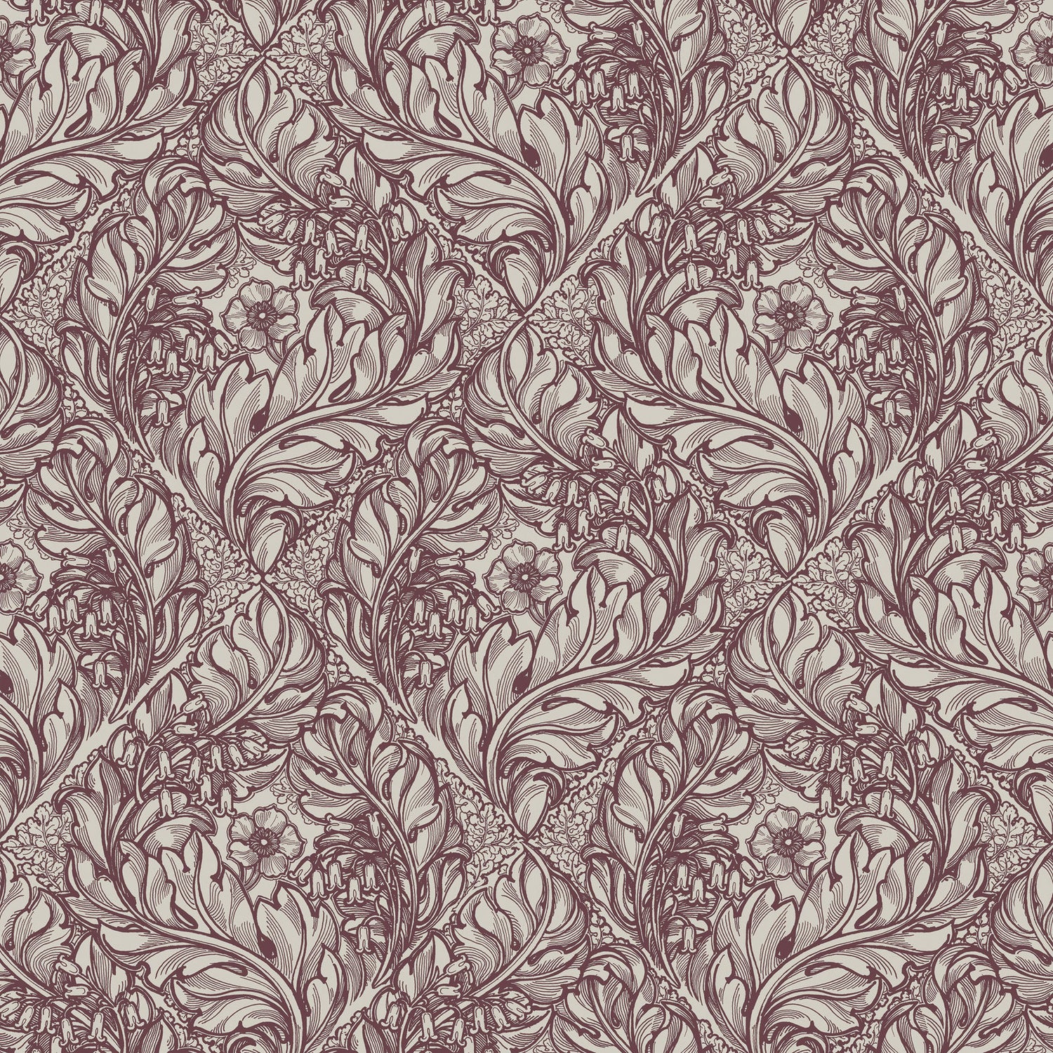 Rambleicious wallpaper in red color - pattern number LB25109 - by Galerie in the Off The Wall collection