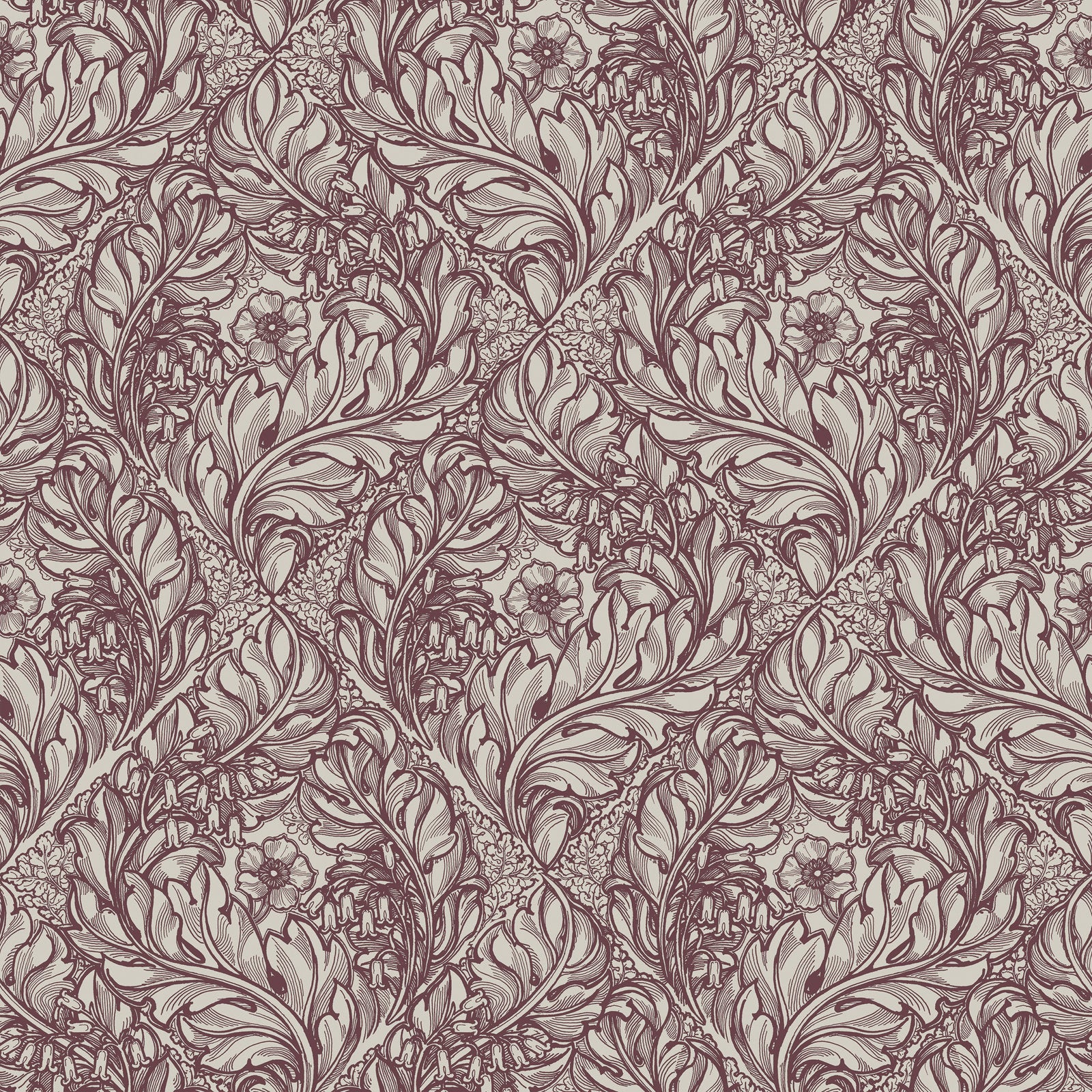 Rambleicious wallpaper in red color - pattern number LB25109 - by Galerie in the Off The Wall collection