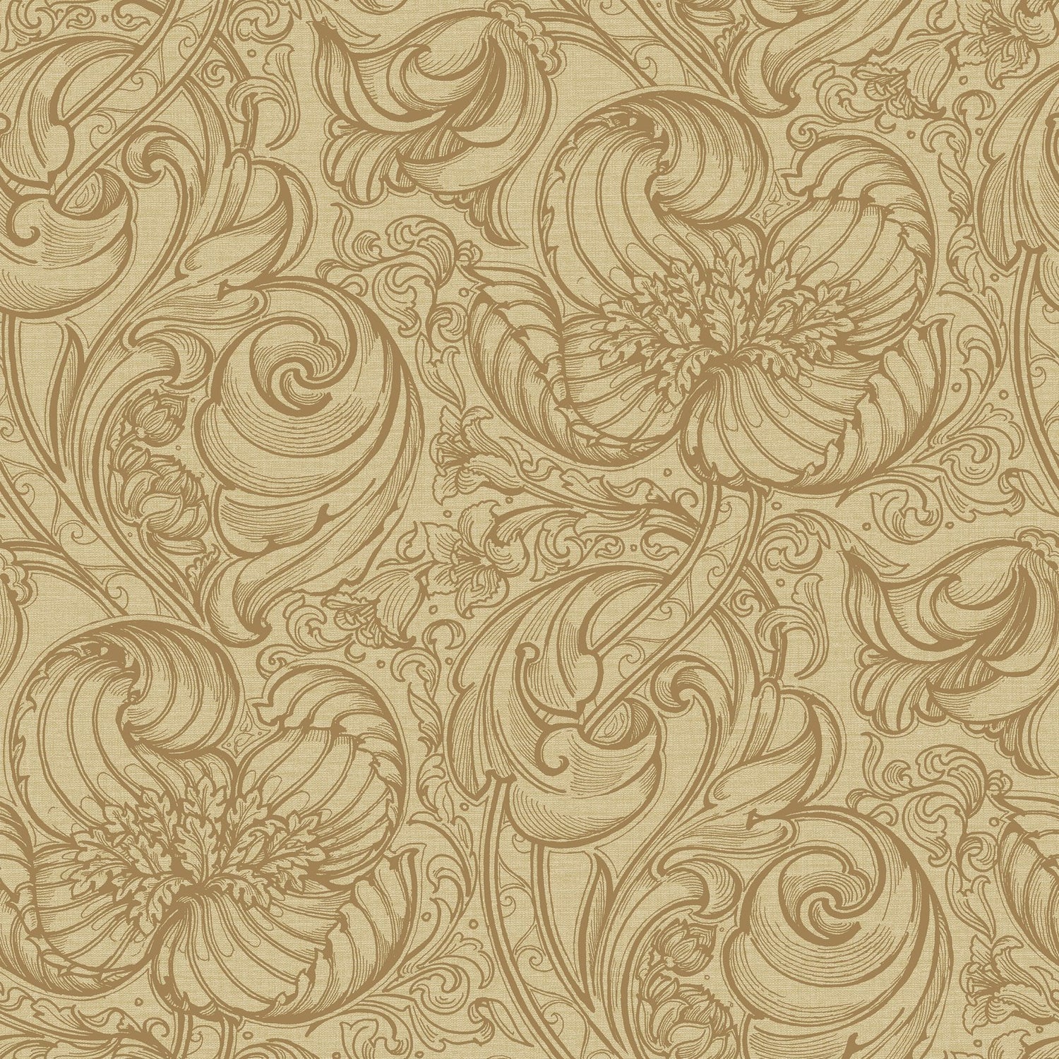Down the Dilly wallpaper in yellow color - pattern number LB25113 - by Galerie in the Off The Wall collection
