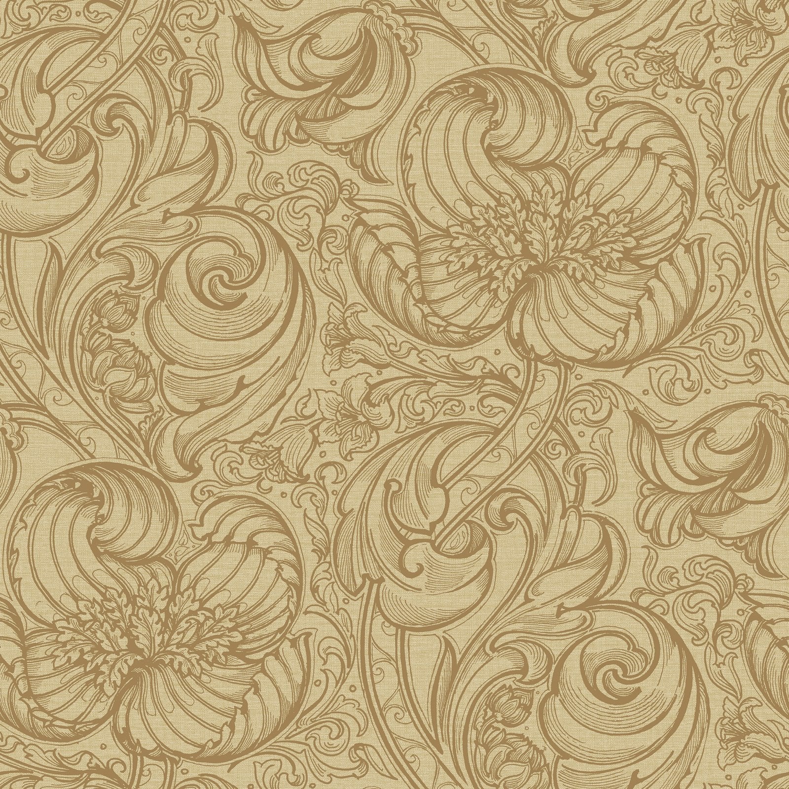 Down the Dilly wallpaper in yellow color - pattern number LB25113 - by Galerie in the Off The Wall collection