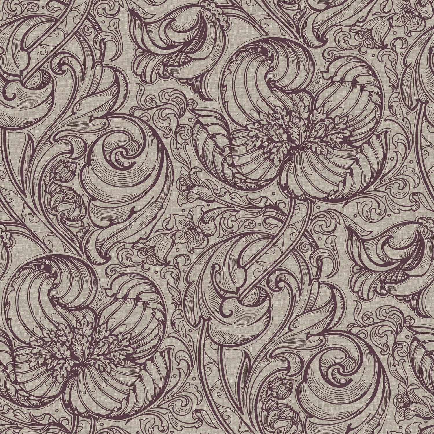 Down the Dilly wallpaper in red color - pattern number LB25115 - by Galerie in the Off The Wall collection