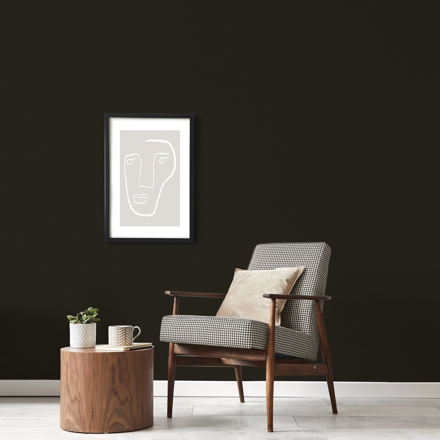 Nuance Plain Texture wallpaper in bronze brown color - pattern number LB25118 - by Galerie in the Off The Wall collection