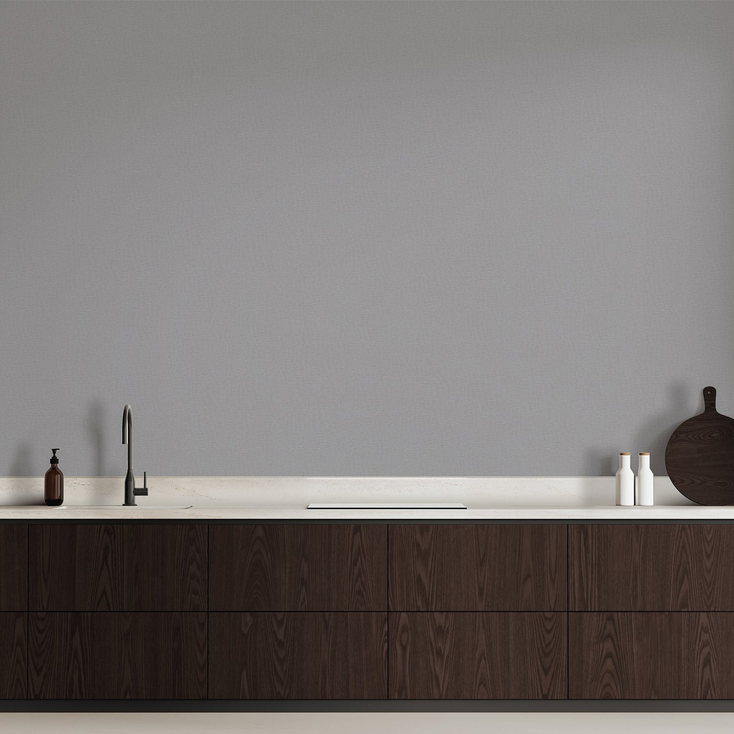 Nuance Plain Texture wallpaper in silver grey color - pattern number LB25121 - by Galerie in the Off The Wall collection