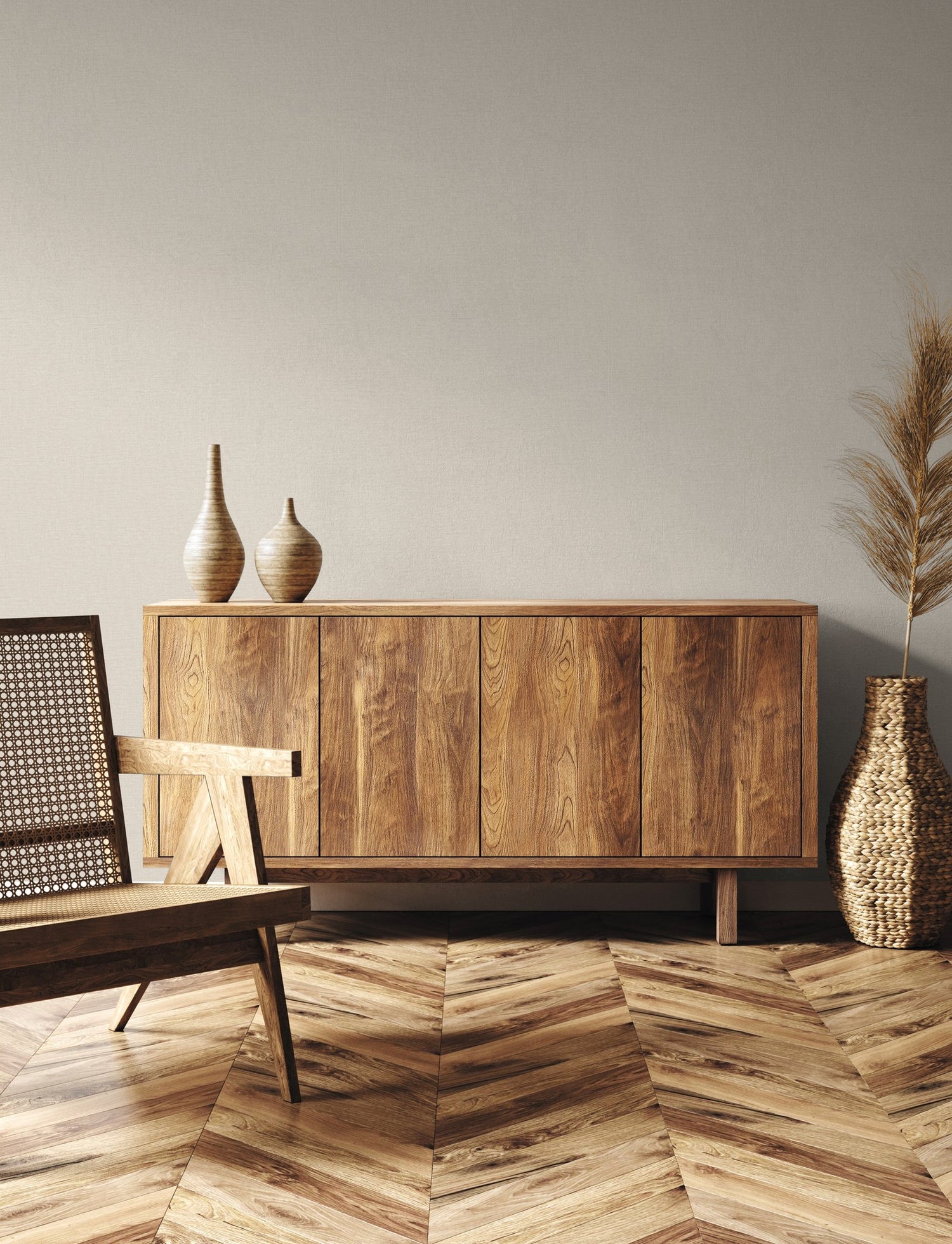 Nuance Plain Texture wallpaper in beige color - pattern number LB25132 - by Galerie in the Off The Wall collection