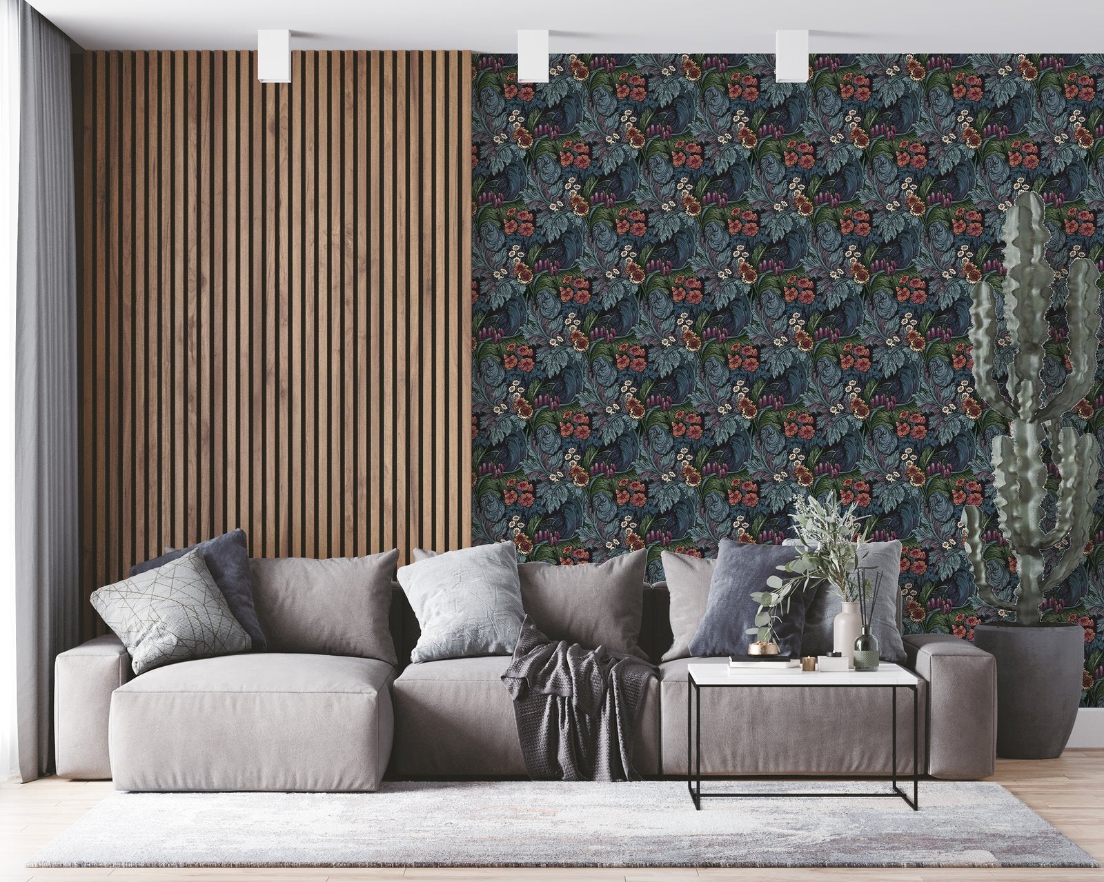 Hedgerovia wallpaper in multi-coloured color - pattern number LB25134 - by Galerie in the Off The Wall collection