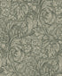 Hedgerovia wallpaper in green color - pattern number LB25136 - by Galerie in the Off The Wall collection